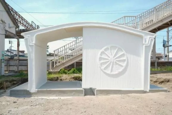 Japão inaugura primeira estação ferroviária impressa em 3D