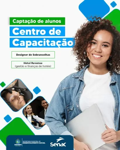 Prefeitura de Saquarema oferece mais dois cursos gratuitos em parceria com o SENAC para os moradores de Saquarema