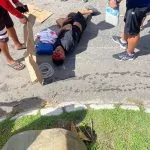 Acidente grave entre moto e carro deixa uma pessoa ferida em Armação dos Búzios
