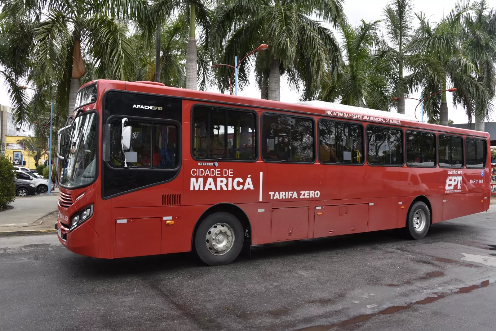 Maricá lança nova linha de ônibus ‘Vermelhinhos’