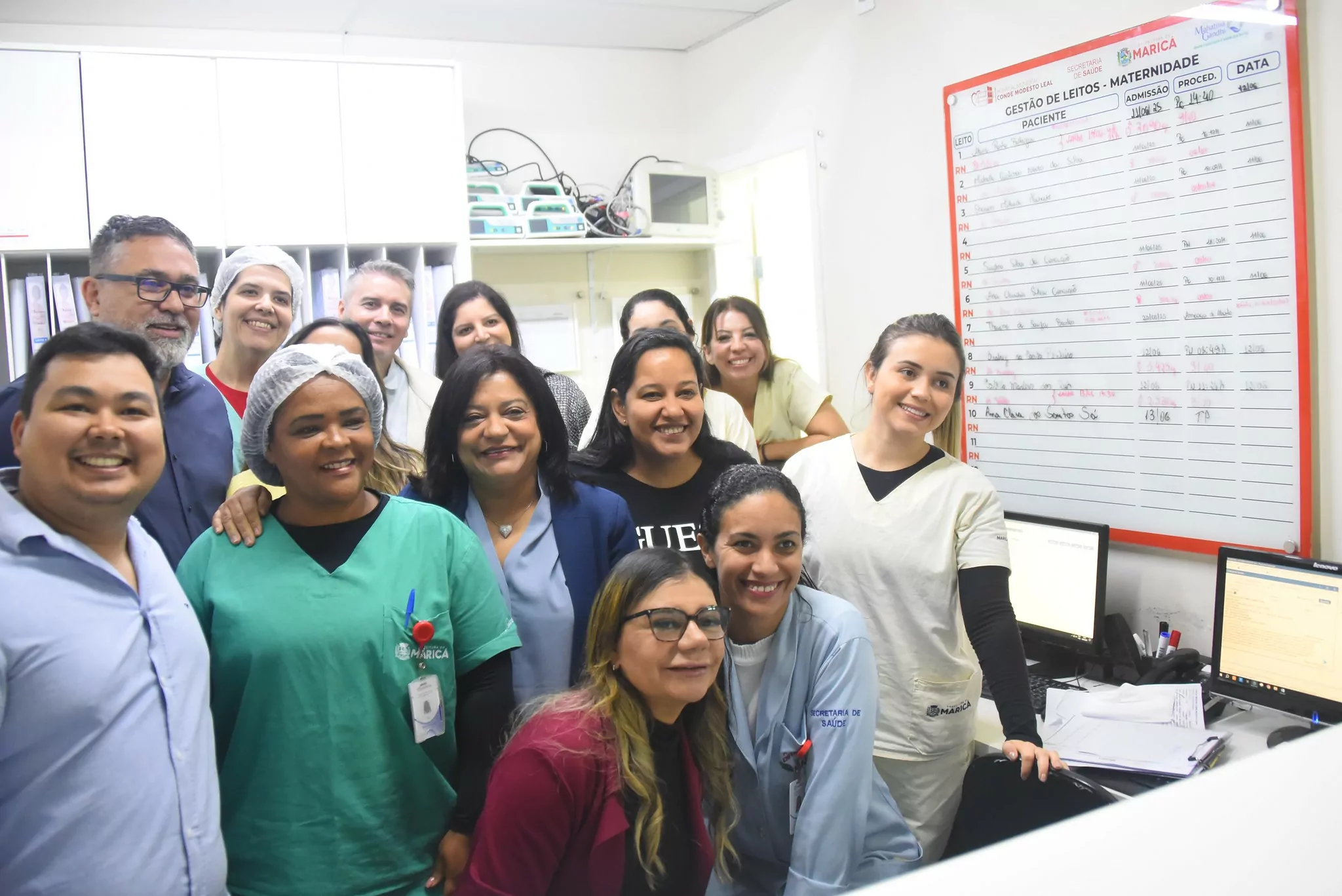 Secretaria de Governo vistoria instalações do Centro Materno do Hospital Conde Modesto Leal
