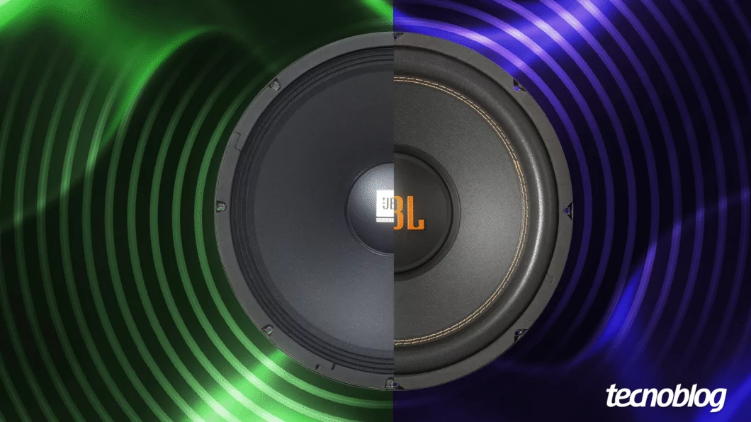 Ilustração sobre Woofer e Subwoofer