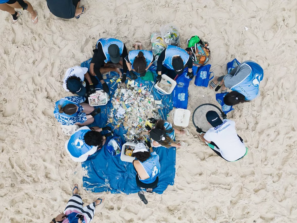 limpeza de praia